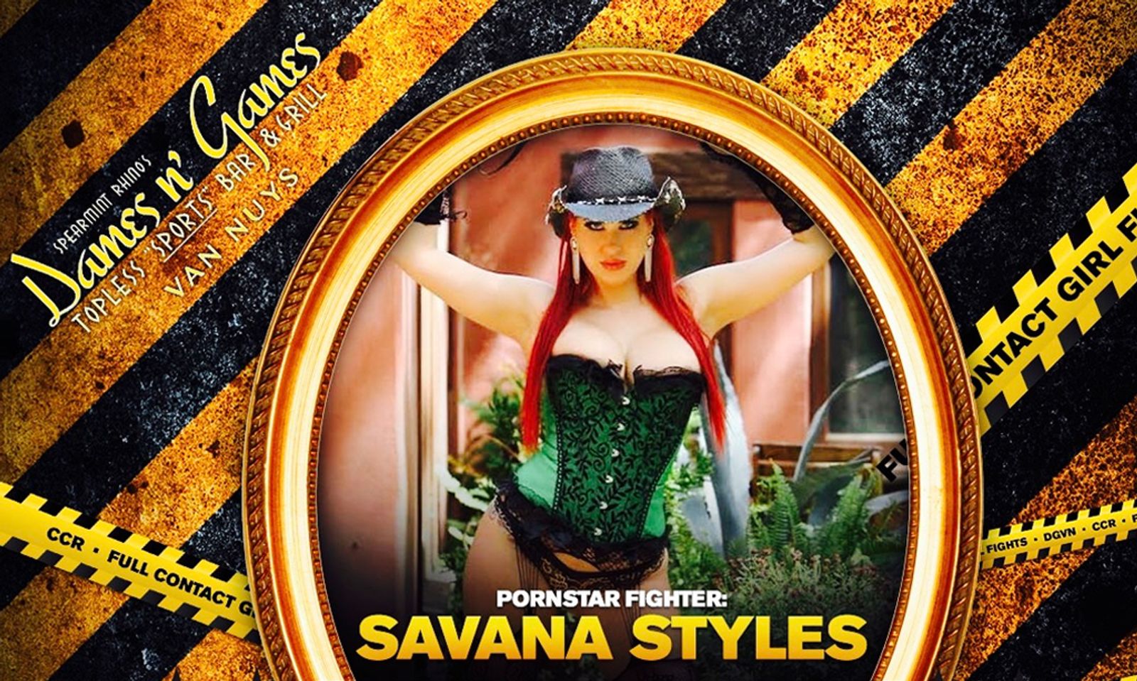 Savana Styles Hits Dames n' Games for Caliente Cage Rage