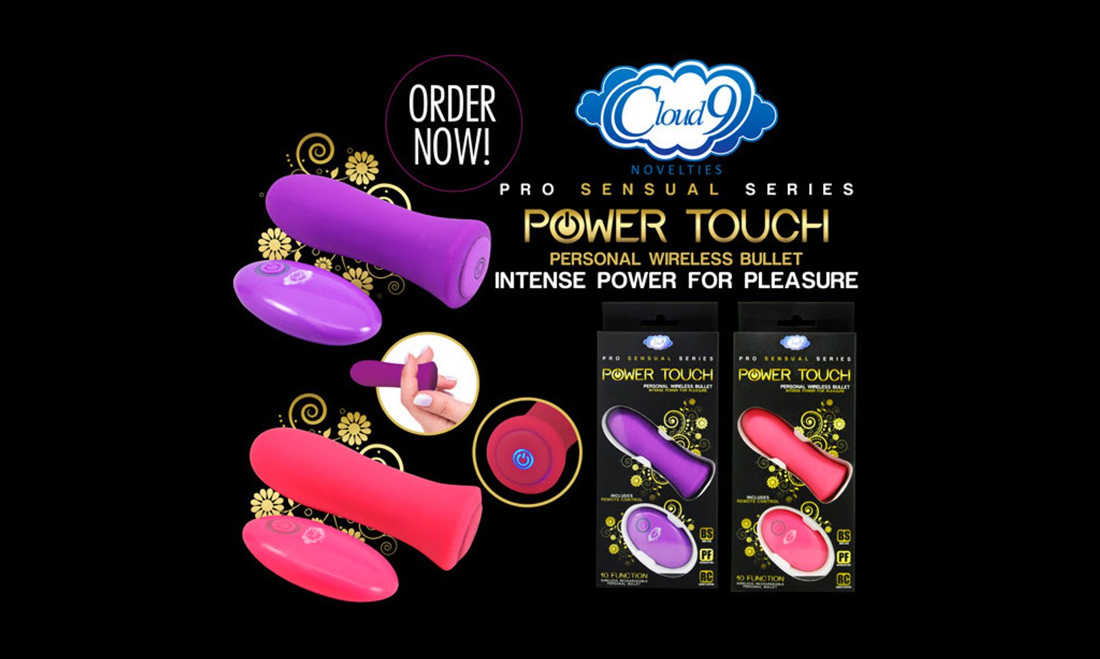 Cloud 9 Novelties Unveils Power Touch Bullet Retail Display