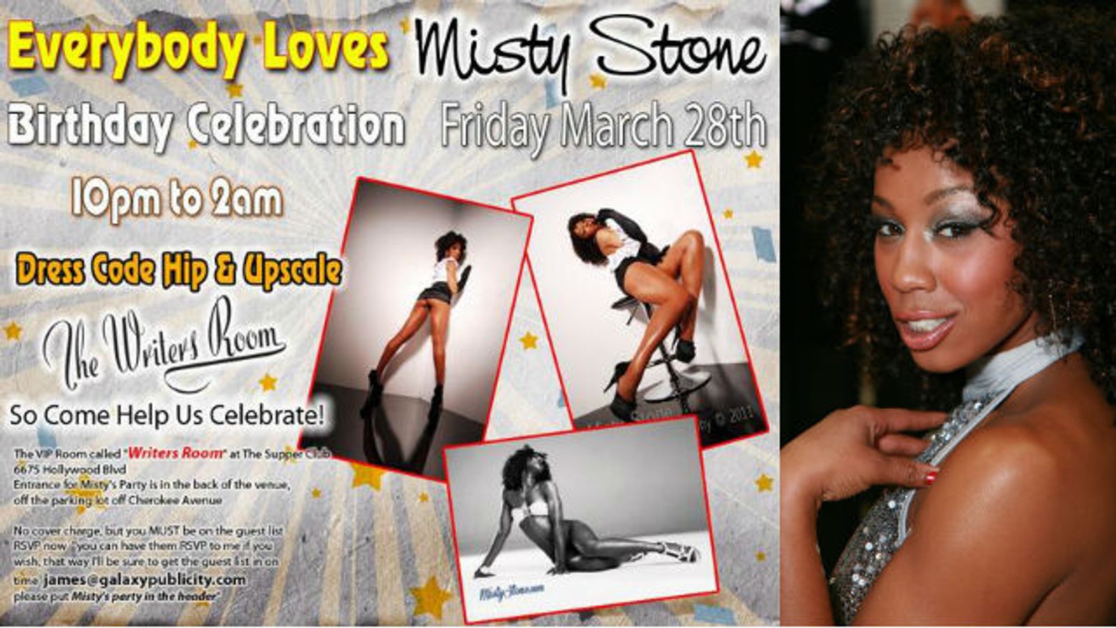 Misty Stone's Birthday Party is This Friday in Hollywood