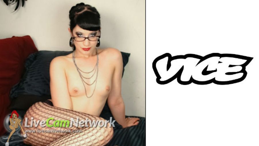 LiveCamNetwork Cam Girl in Vice.com Fashion Feature