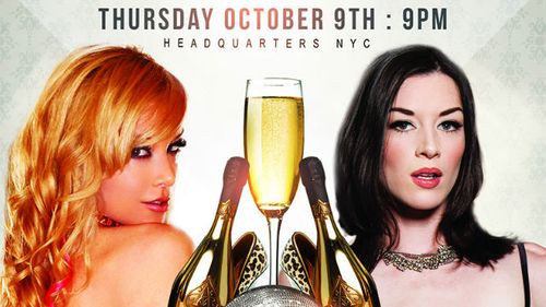 Stoya, Kross Promote Headquarters NY Oct. 9 Anniversary