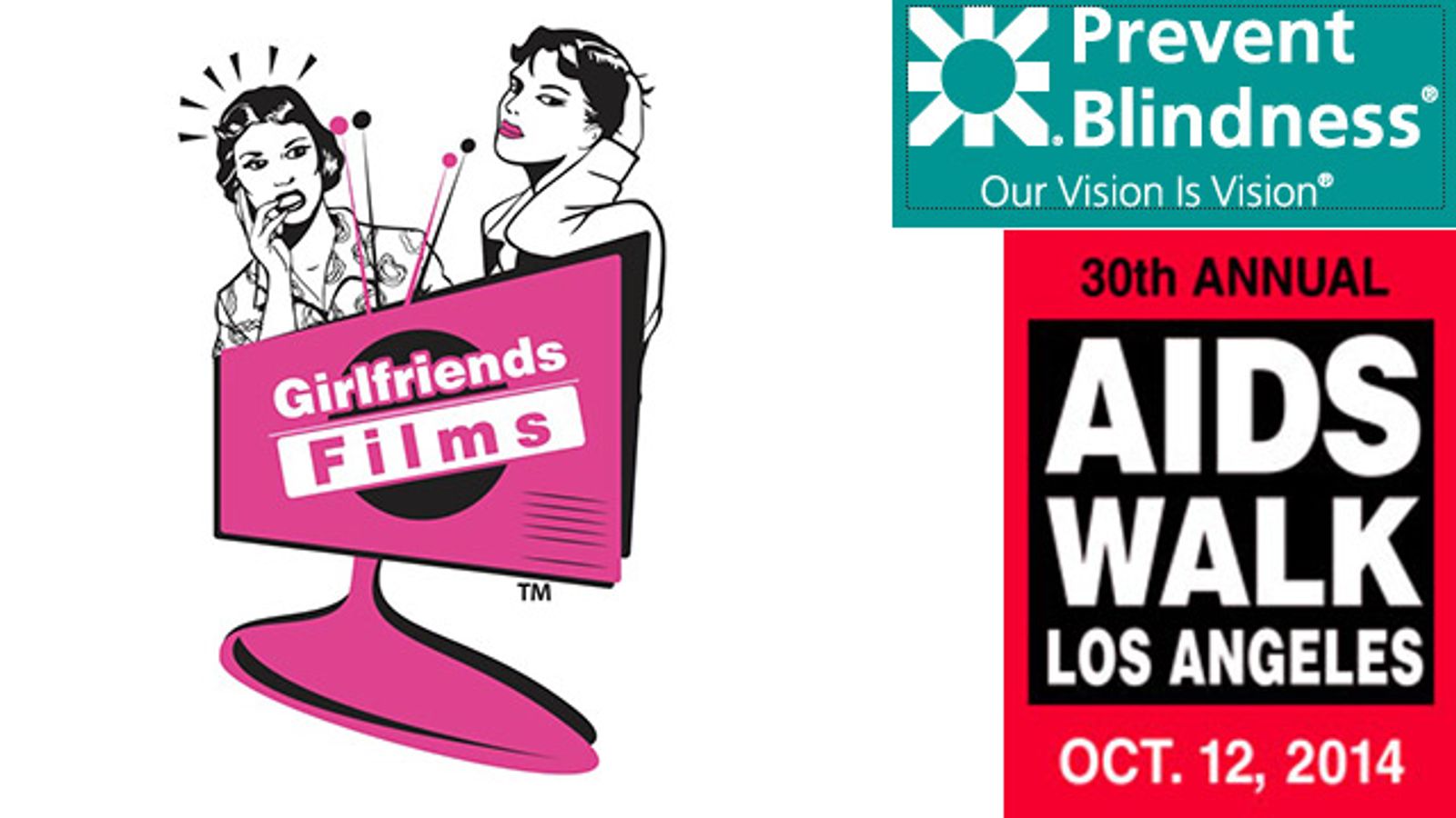 Girlfriends Films Donates to Prevent Blindness & AIDS Walk LA