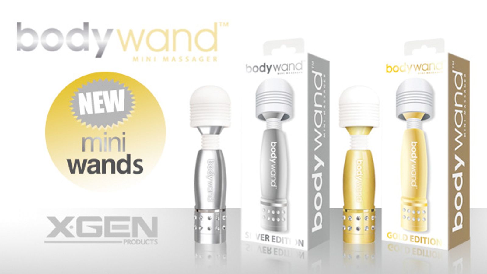Xgen Products Now Shipping Gold, Silver Bodywand Minis