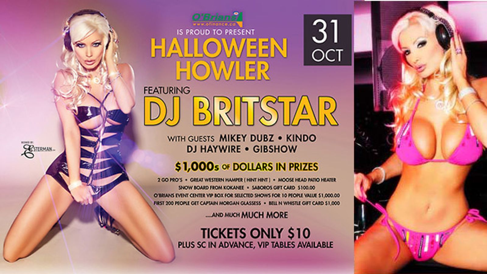 DJ BritStar Invites Fans to Haunted Halloween & Paint Rave