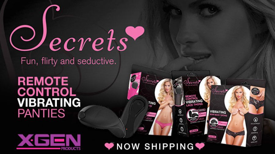 Xgen Products Now Shipping New Secrets Vibrating Panties