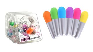Pipedream’s Neon Luv Touch Mini Massagers Bowl In Stock, Shipping