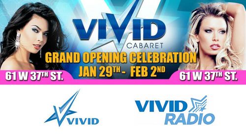 Vivid Cabaret NYC to Hold Grand Opening Parties Jan. 29 to Feb. 2