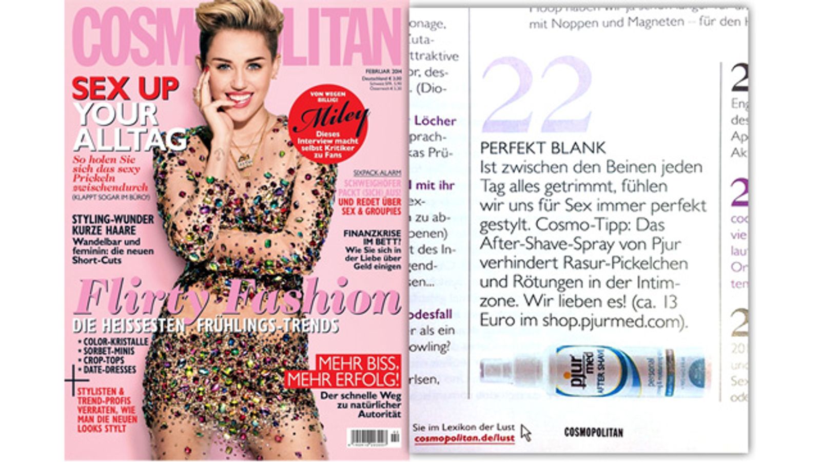 Cosmopolitan Highlights pjur med After Shave