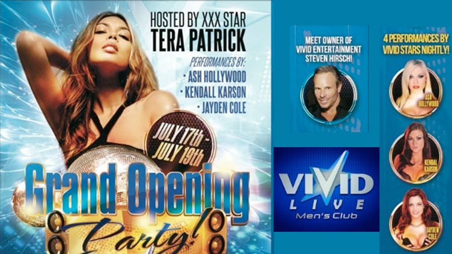 Vivid Live Men’s Club in Houston Hosts Grand Opening July 17-19
