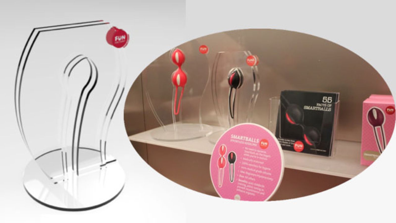 Fun Factory Creates Shapely Display to Showcase Smartballs