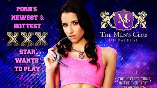 Belle Knox Features at The Men’s Club of Raleigh April 25, 26