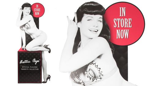 Entrenue Carrying Bettie Page Official Pleasure Products Collection