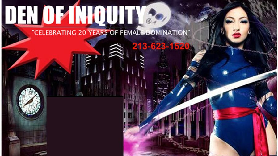 Den of Iniquity Los Angeles Celebrating 20 Years