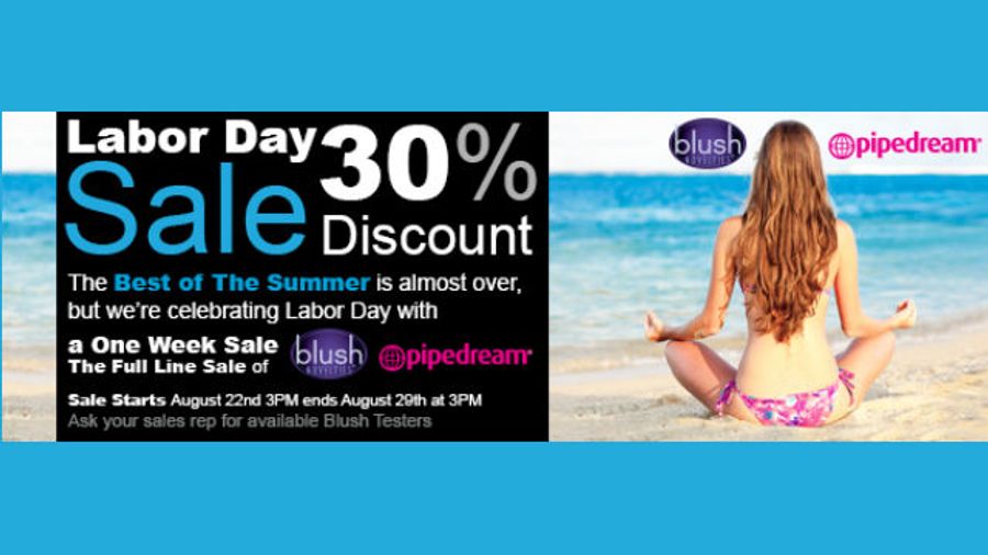 Williams Trading Kicks Off Labor Day with Pipedream, Blush Sale
