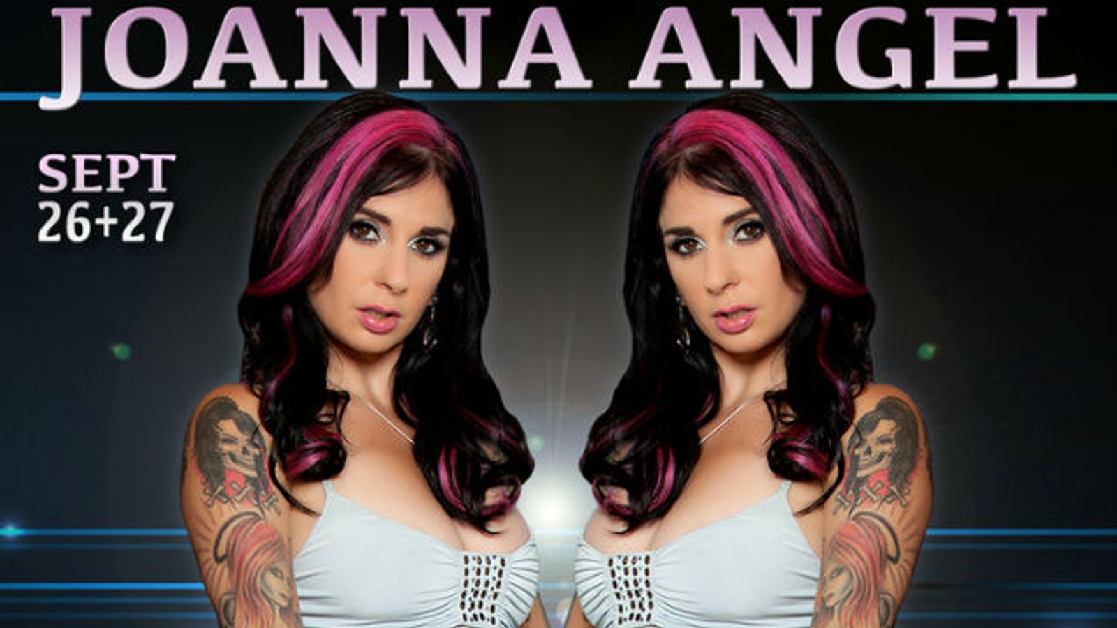 Joanna Angel Heads to Pennsylvania for Two Nights at Double Visions
