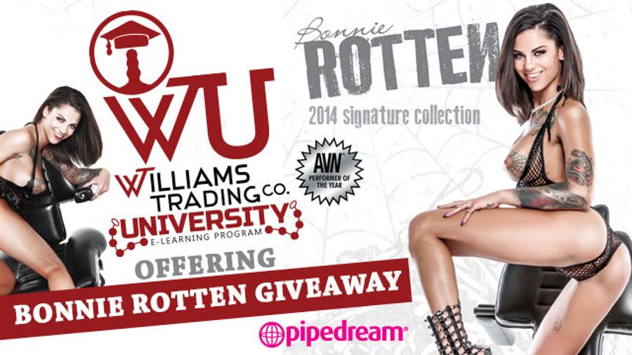 Williams Trading University Announces Bonnie Rotten Product Giveaway