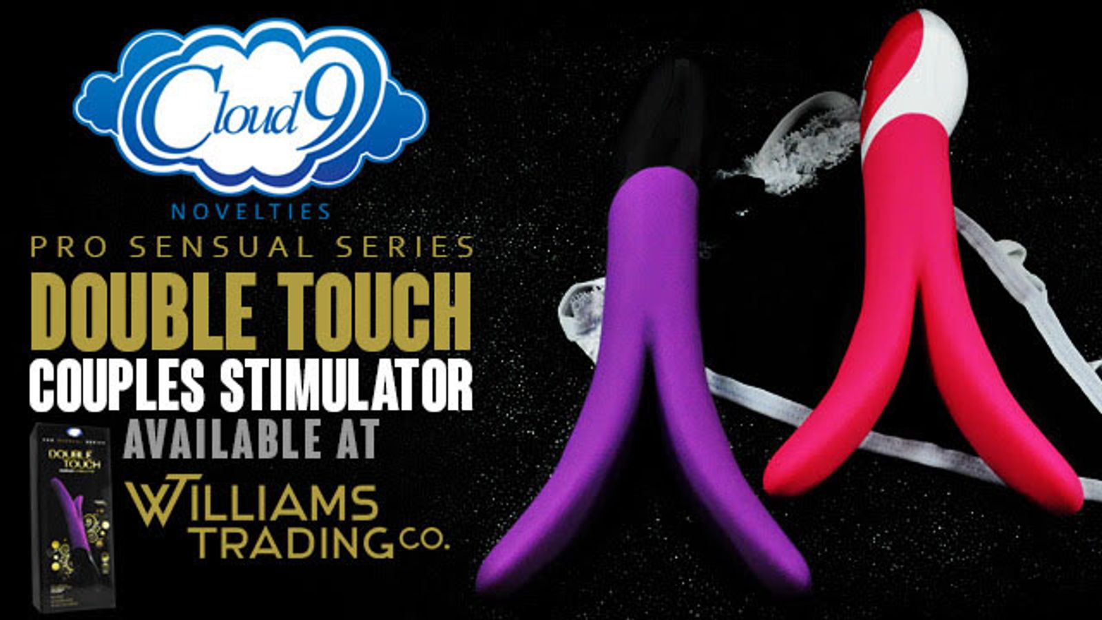Williams Trading Has Cloud 9 Double Touch Couples Stimulator Available