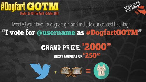 #DogfartGOTM Contest for October Now Open