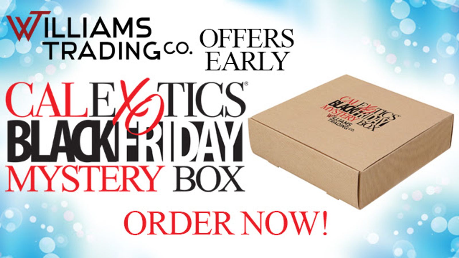 Williams Trading Offers Early Black Friday CalExotics Mystery Box