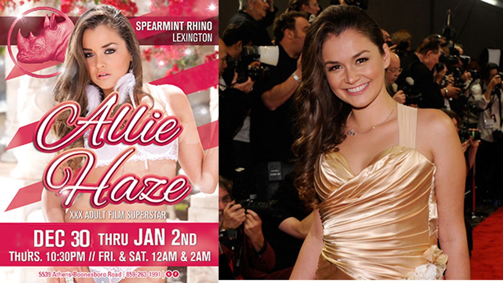 2015 Was Allie Haze's Year For Mainstream Press, Industry Acclaim