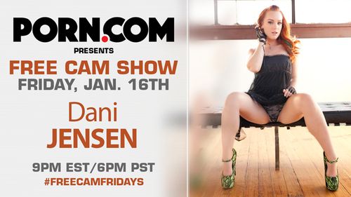 Dani Jensen Streams Free Webcam Show This Friday on Porn.com