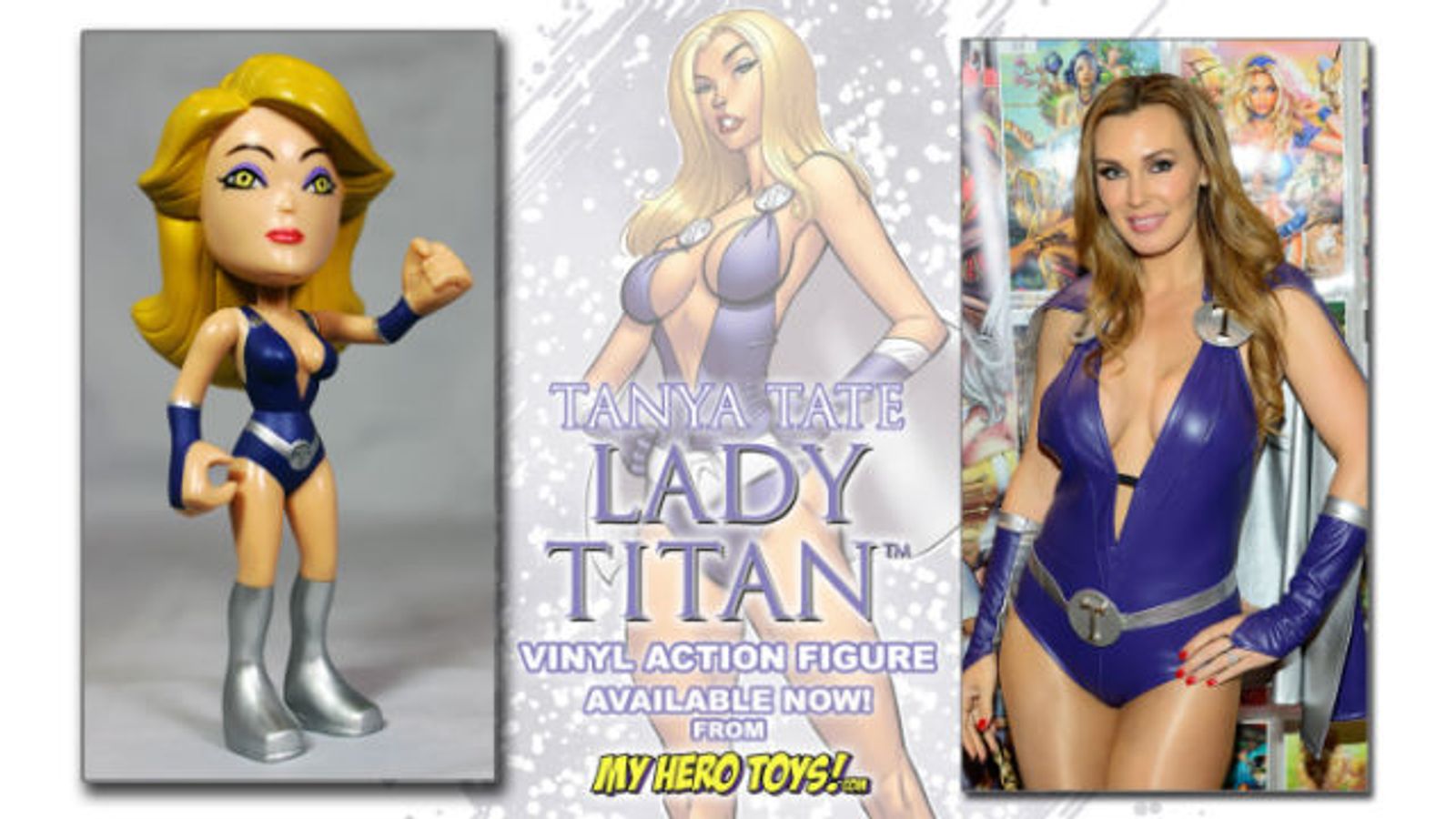 My Hero Toys Debuts Tanya Tate’s Lady Titan Vinyl Action Figure