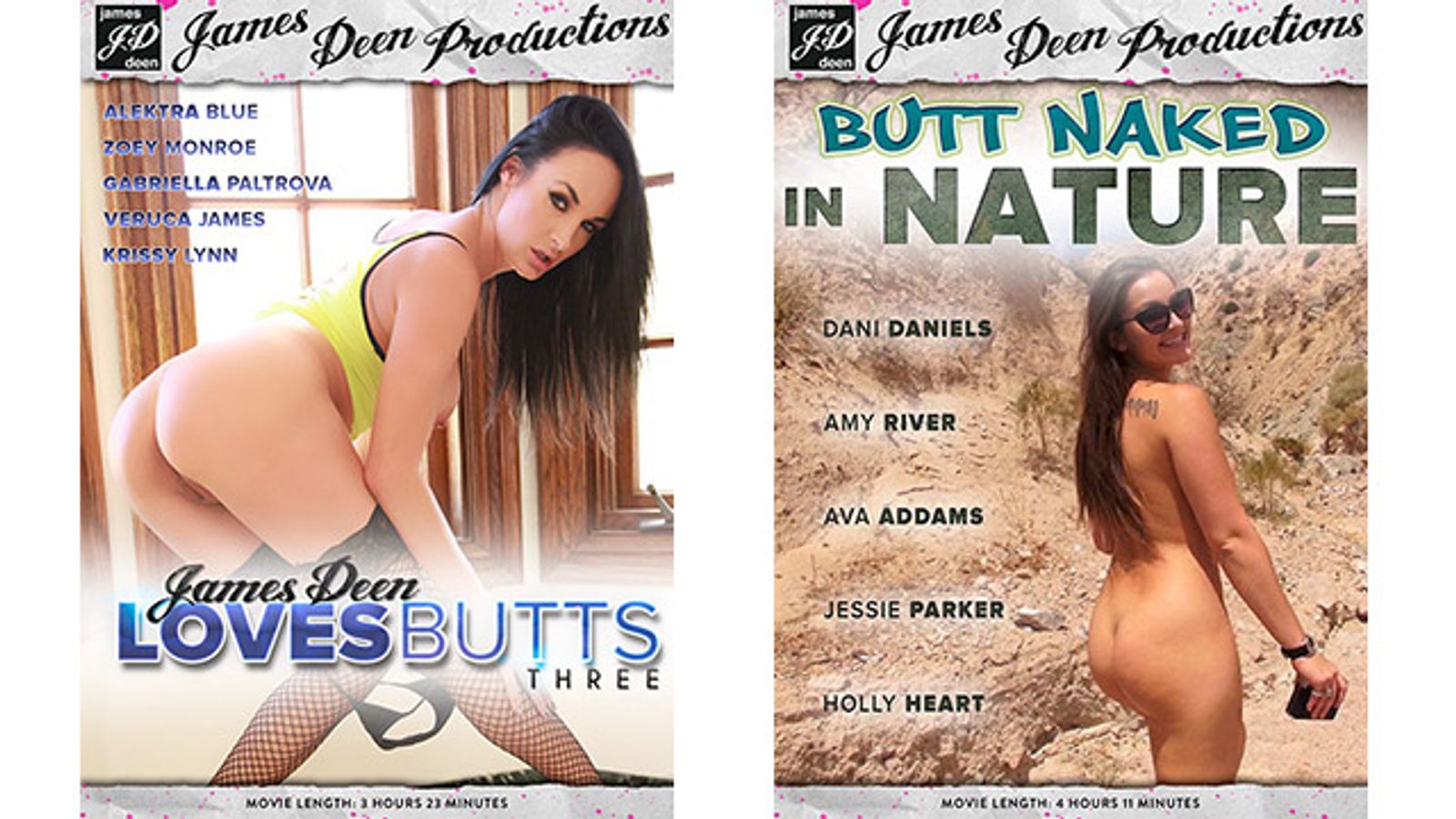 2 James Deen Releases Feature Bootylicious Babes, Outdoor Sex