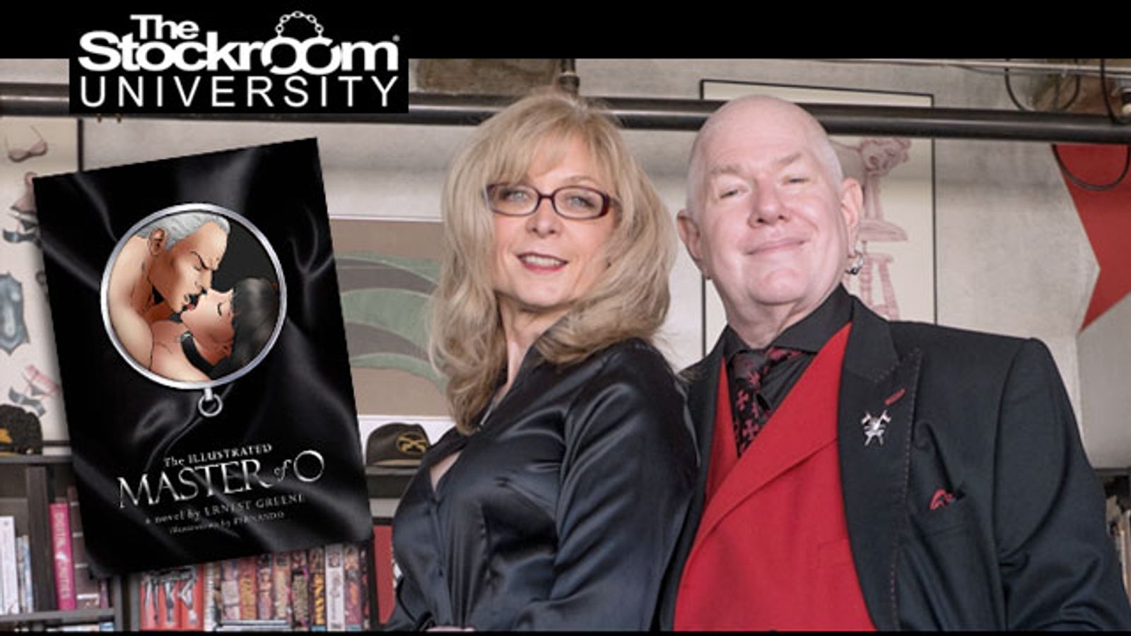 ‘Master of O ‘ Author Ernest Greene, Nina Hartley Signing March 6 At Stockroom