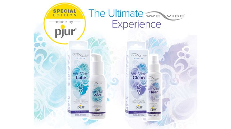 We-Vibe, pjur Create Co-Branded Lube, Cleaner 