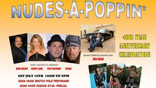 Sunny Lane to Co-Host 40th Nudes-A-Poppin' Festival This Weekend