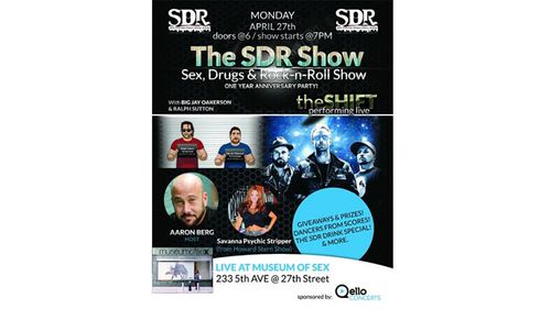 SDR Show Celebrates Anniversary On April 27 At NYC’s Museum of Sex