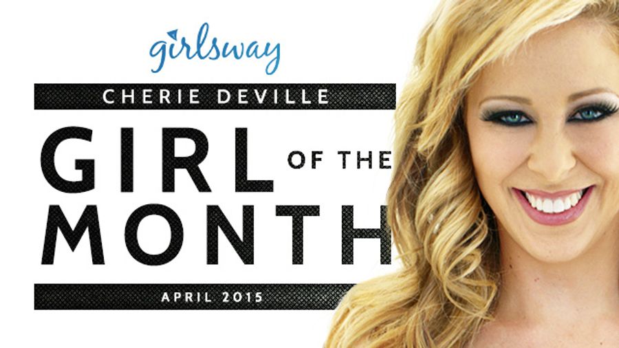 Cherie DeVille Named Girlsway Girl of the Month for April