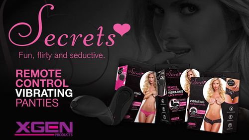 Australian Distributor Lonbrook Now Carrying Xgen’s Secrets Vibrating Panties