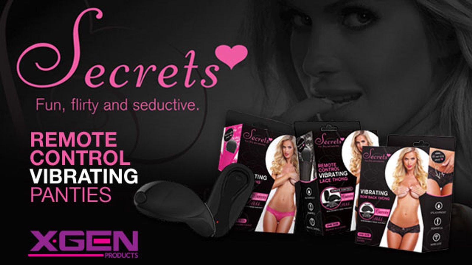 Australian Distributor Lonbrook Now Carrying Xgen’s Secrets Vibrating Panties