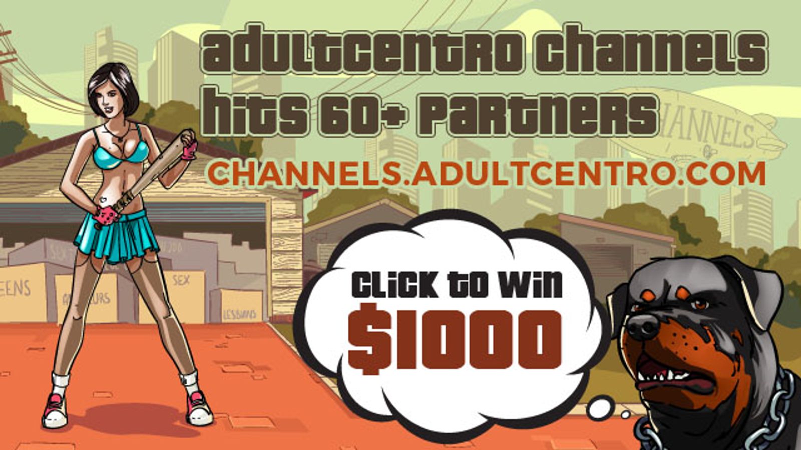 AdultCentro Launches Contest to Mark Milestone Of 60-Plus Premium Channel Partners