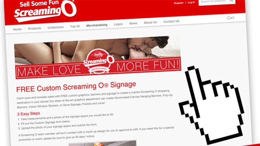 Marketing, Merchandising Materials For The Screaming O Can Be Requested Online