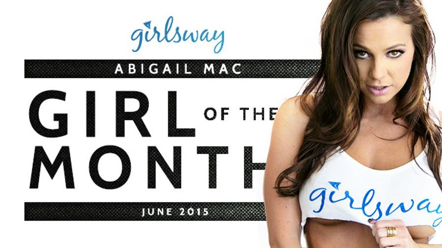 June is Abigail Mac Month on FameDollars' Girlsway.com GOTM
