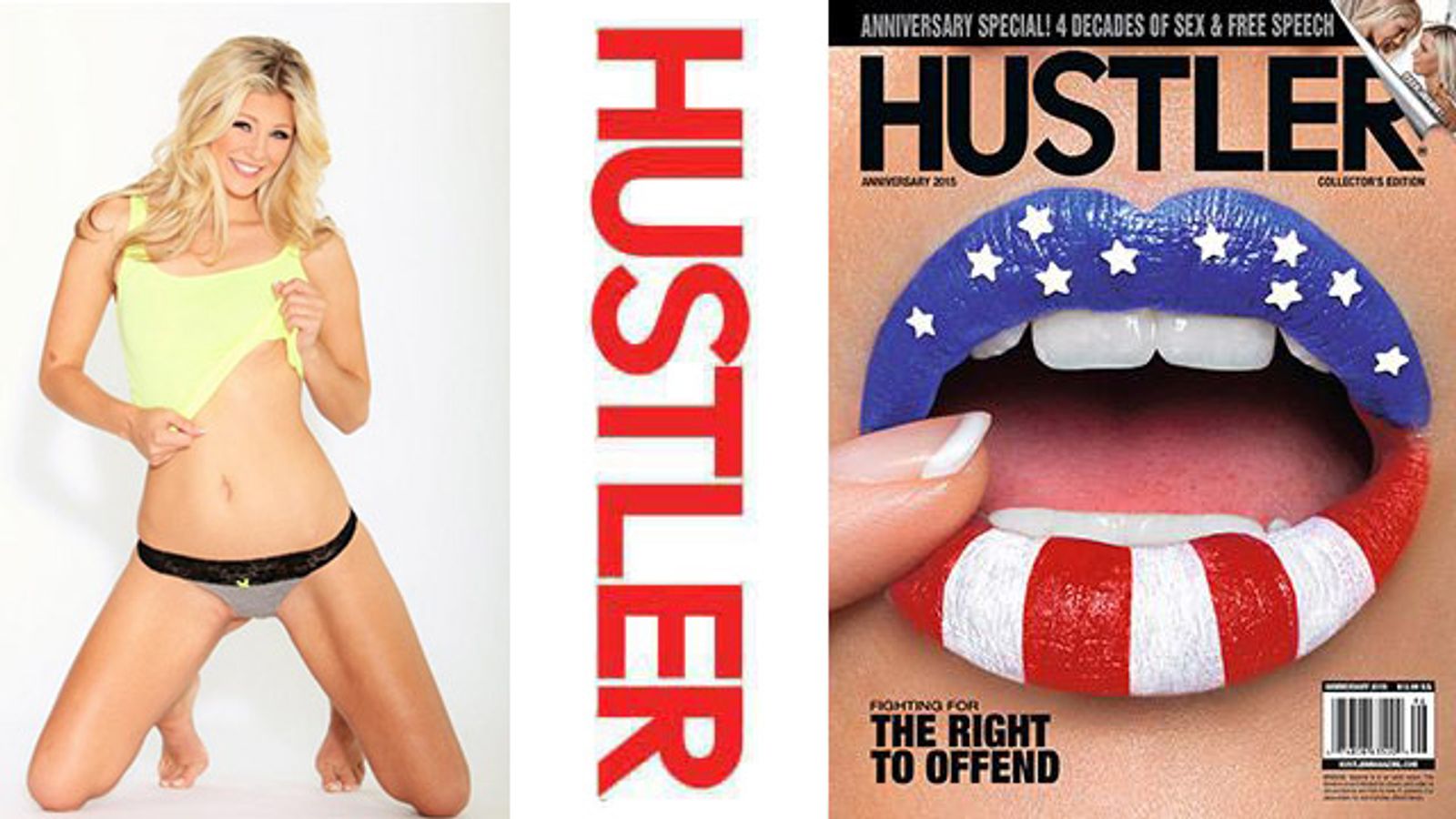 Hustler Mag Interviews 40th Anniversary Coverhoney Scarlet Red