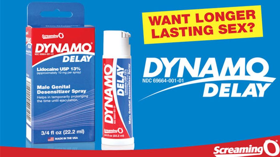 Dynamo Delay, FDA-Compliant Spray, Now Available From The Screaming O