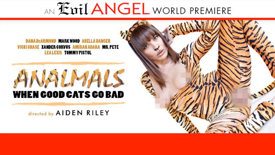 Aiden Riley's 'Analmals' Premieres on EvilAngel.com