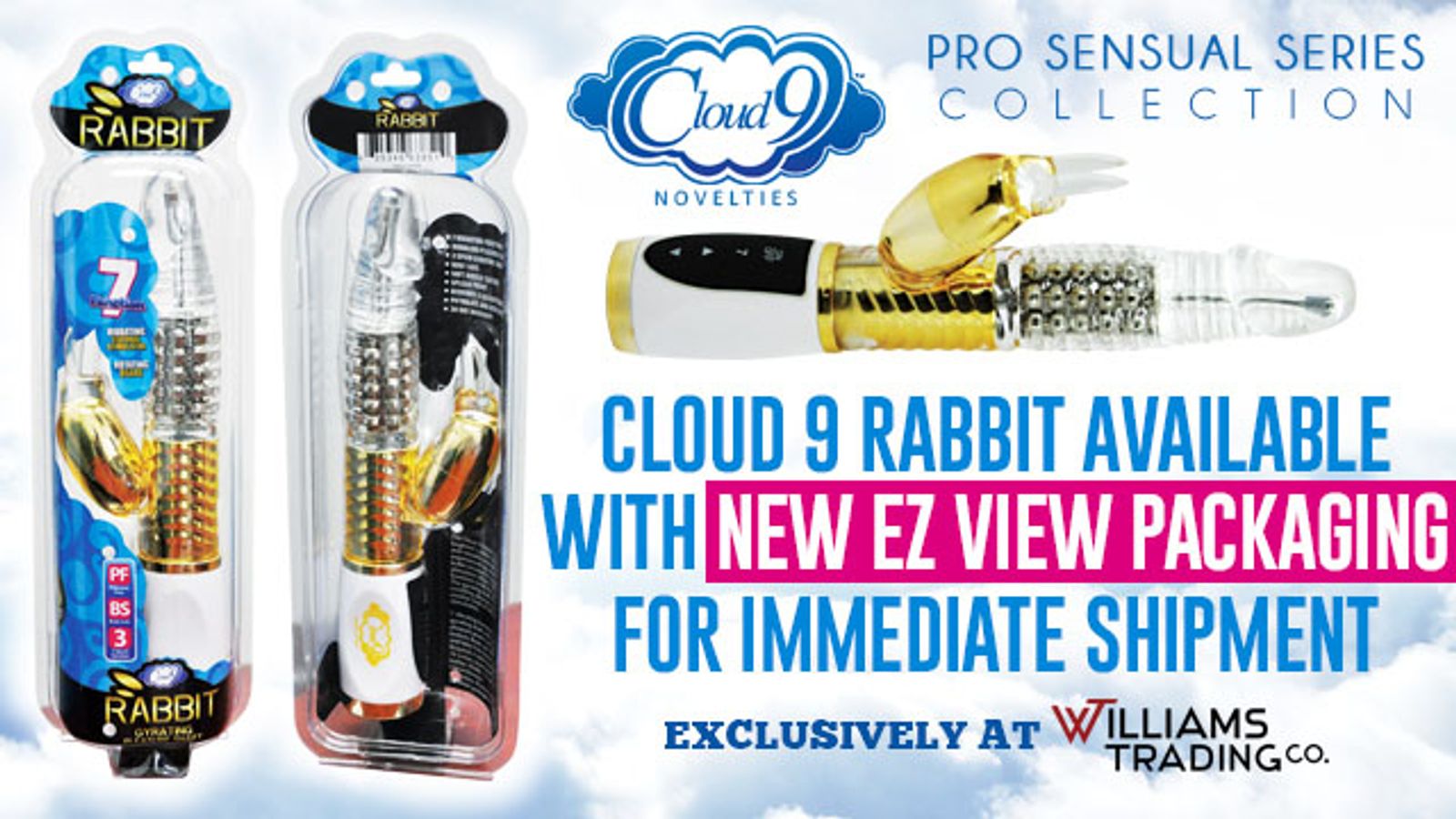 Williams Trading Offers Cloud 9 Rabbit With New EZ View Packaging