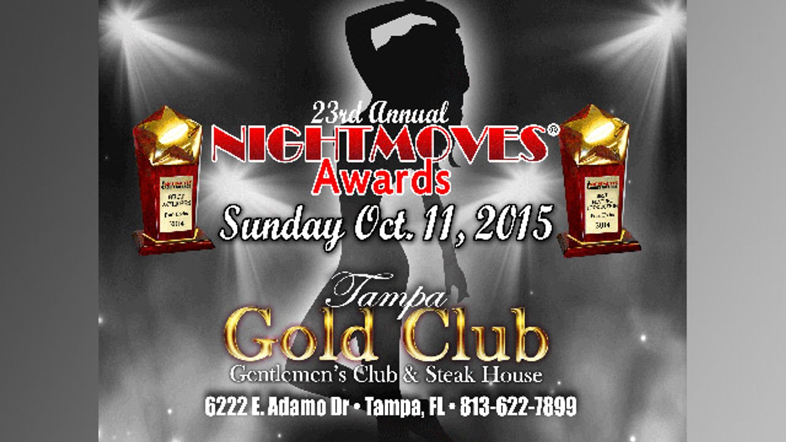 NightMoves Calls for Sponsors for Its 23rd Annual Awards Show