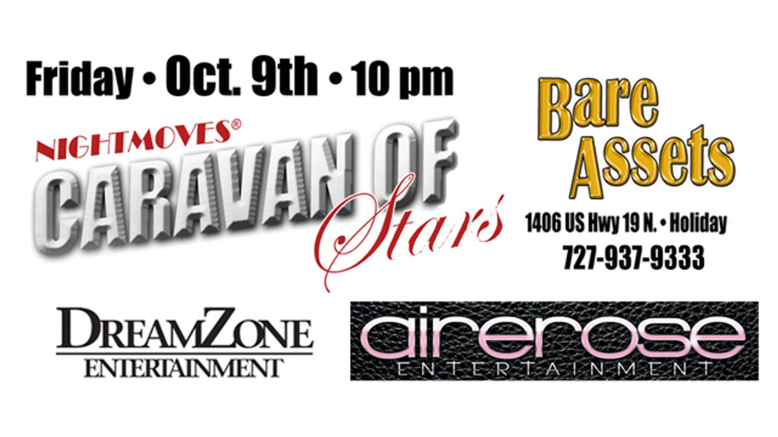 Airerose & DreamZone Sponsor NightMoves Caravan of Stars