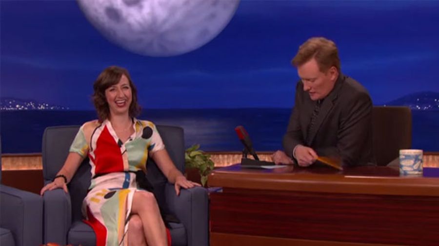 Comedienne Kristen Schaal Gives Pipedream Products A Shoutout on ‘Conan’