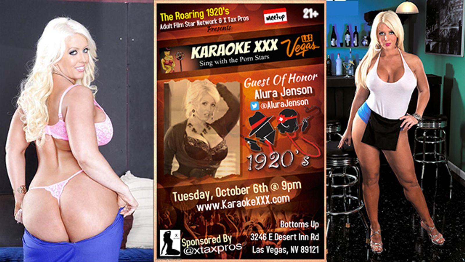 Alura Jenson Headlines KaraokeXXX in Las Vegas Next Week