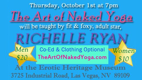 Richelle Ryan Teaches This Thursday At The Art Of Naked Yoga