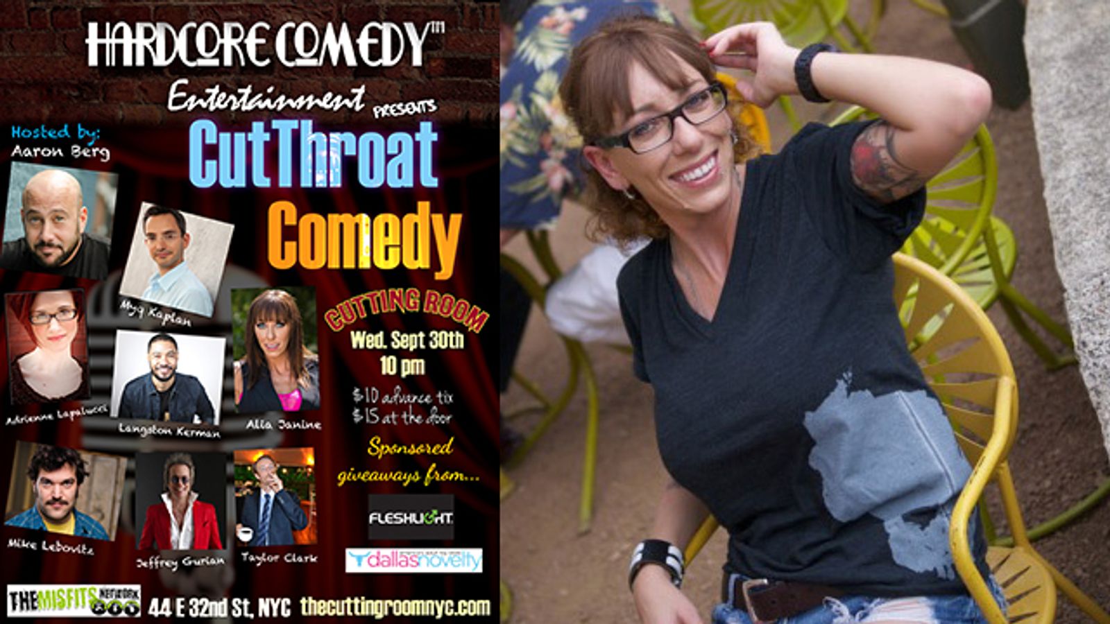 Check Out Cutthroat Comedy Hour at The Cutting Room Sept. 30