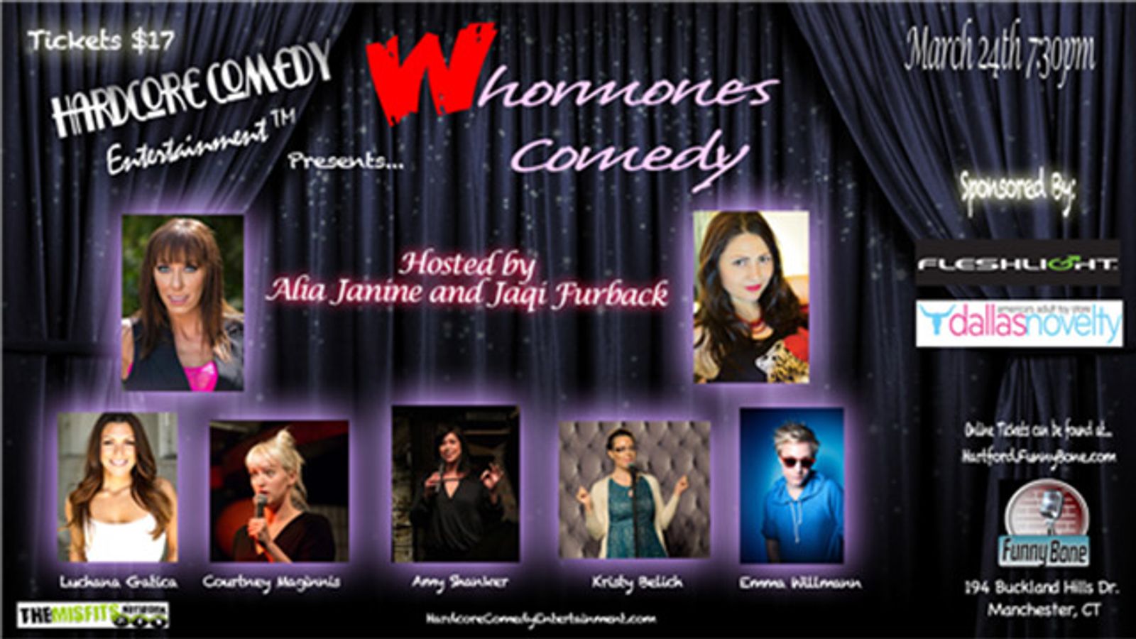Whormones Comedy Returns to Funny Bone in Manchester, CT
