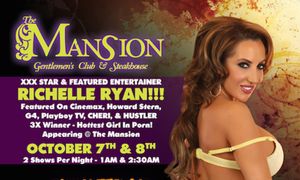 Richelle Ryan to Appear at The Mansion Gentlemen’s Club and Steakhouse