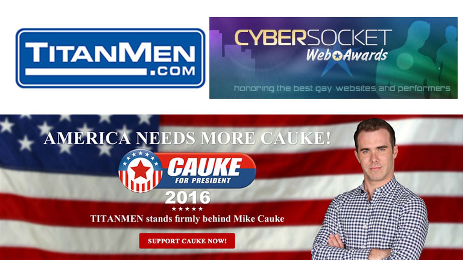 TitanMen Receives 17 Cybersocket Awards Nominations